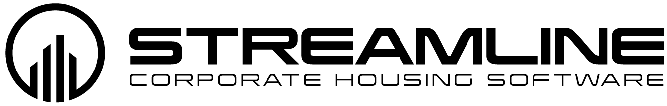 Streamline Corporate Housing Logo Black